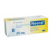 Сандиммун Неорал Sandimmun Neoral (циклоспорин) капсулы 25 мг №50